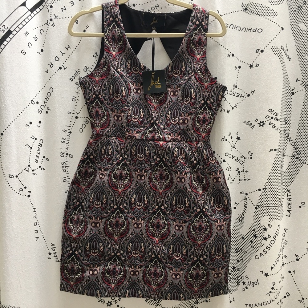 Jack by B.B. Dakota tapestry mini dress size 2